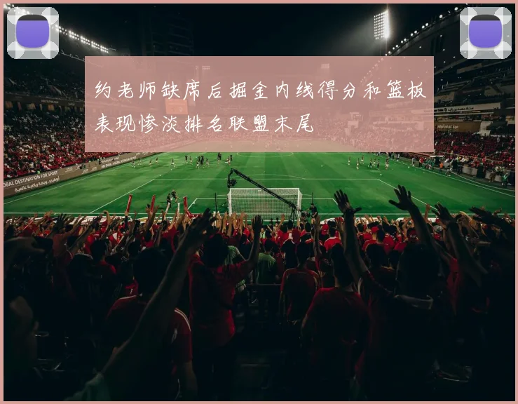 约老师缺席后掘金内线得分和篮板表现惨淡排名联盟末尾